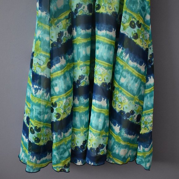 Speechless Aqua Ocean Theme Dress - Picture 3 of 5